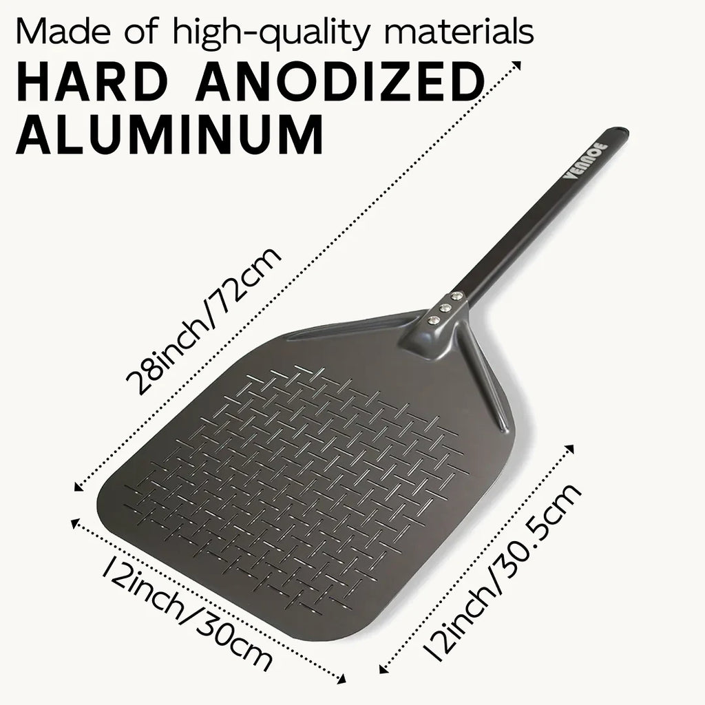 Vennoe 12" Pizza Peel with Metal Handle