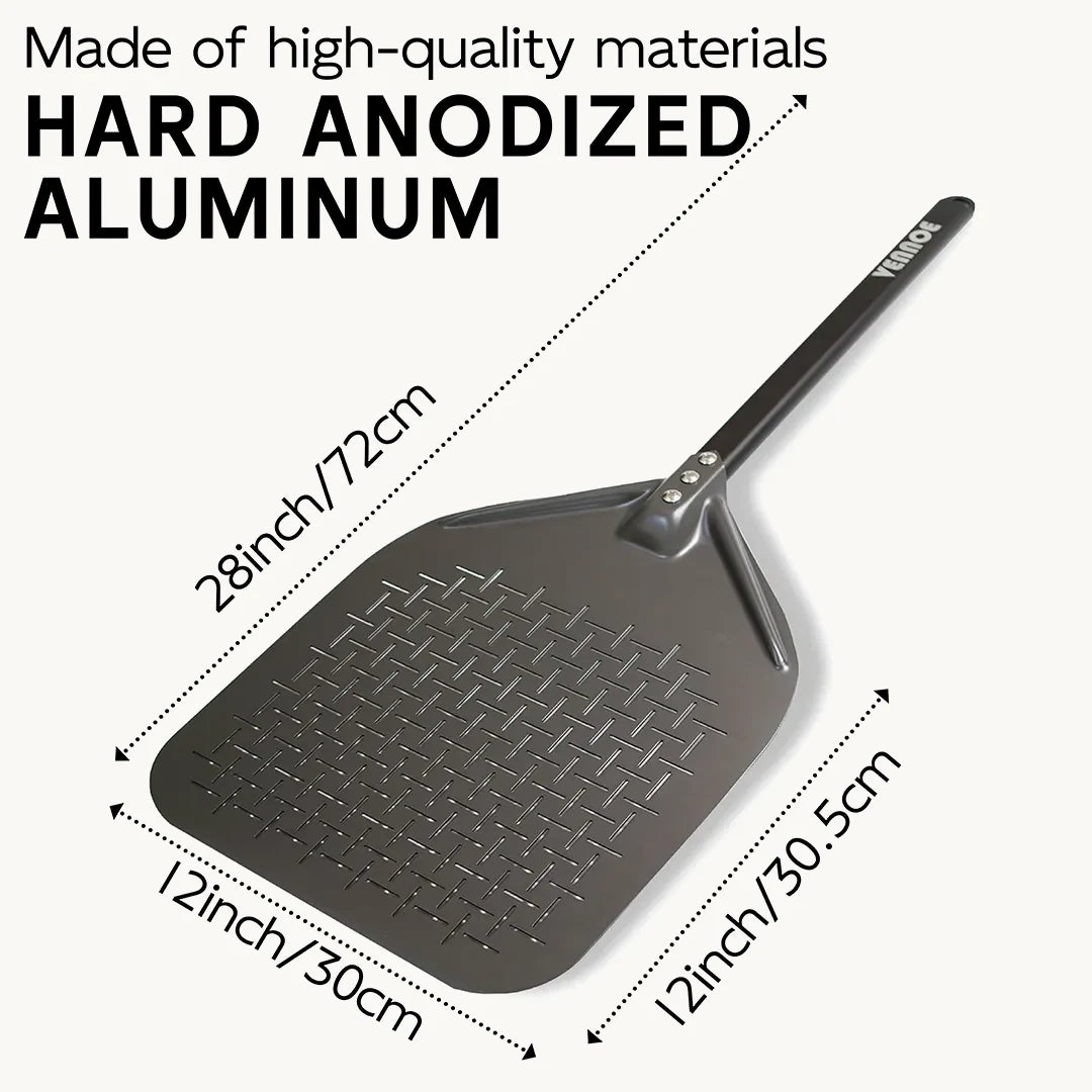 Vennoe 12" Pizza Peel with Metal Handle