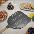 Vennoe 12" Pizza Peel with Wooden Handle