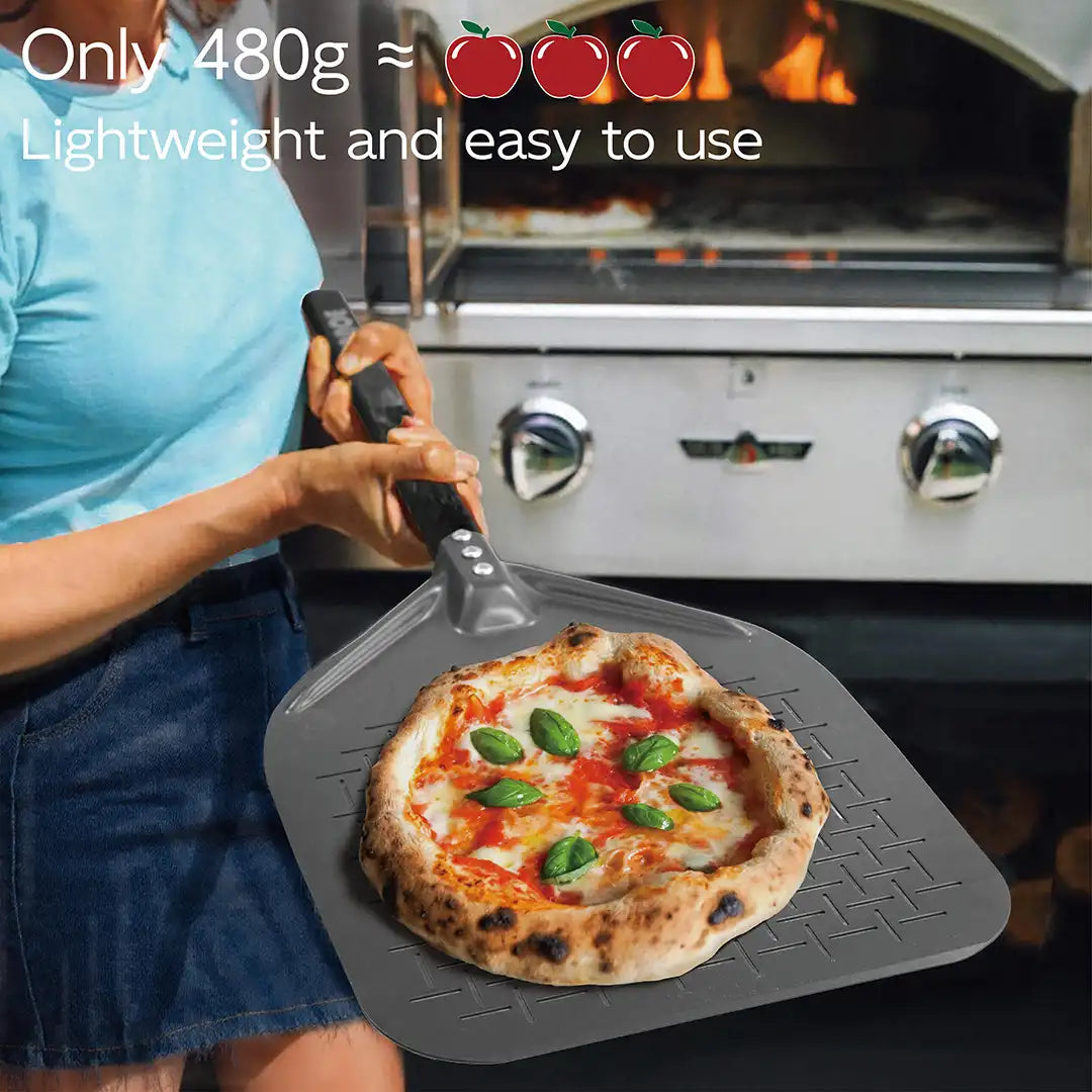 Vennoe 12" Pizza Peel with Metal Handle
